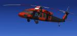 FSX/P3D Cerasim UH-60 Fire Contract Texture Pack 4